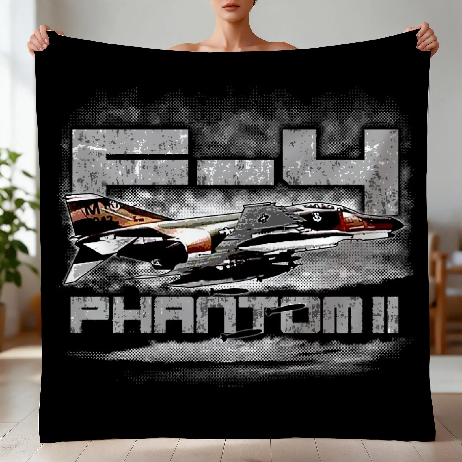 F-4 Phantom II Throw Blanket Luxury Thicken Single Nap Blankets