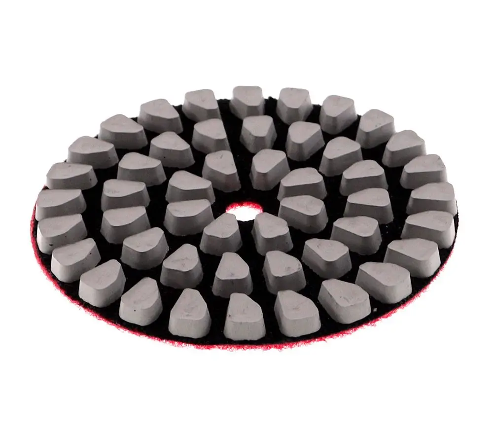 7 Stück 4-Zoll-Trockenpolierscheiben für Betonböden, 6 mm, super scharfe Schleifscheiben für Granit, Marmor und Betonböden. – Detail 9