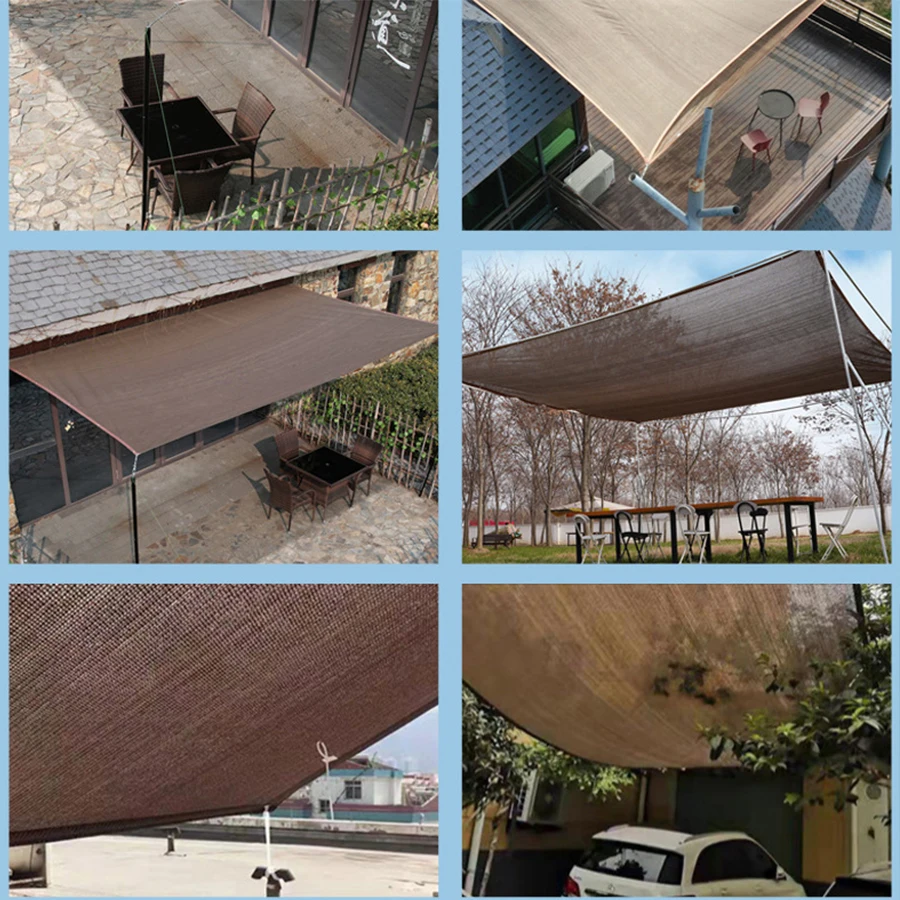 3x3 Folding Awning Outdoor Shade Mesh Gazebo Tent Garden Terrace Camping Approves Water Sail Tents Cloth Sails Shading Beach