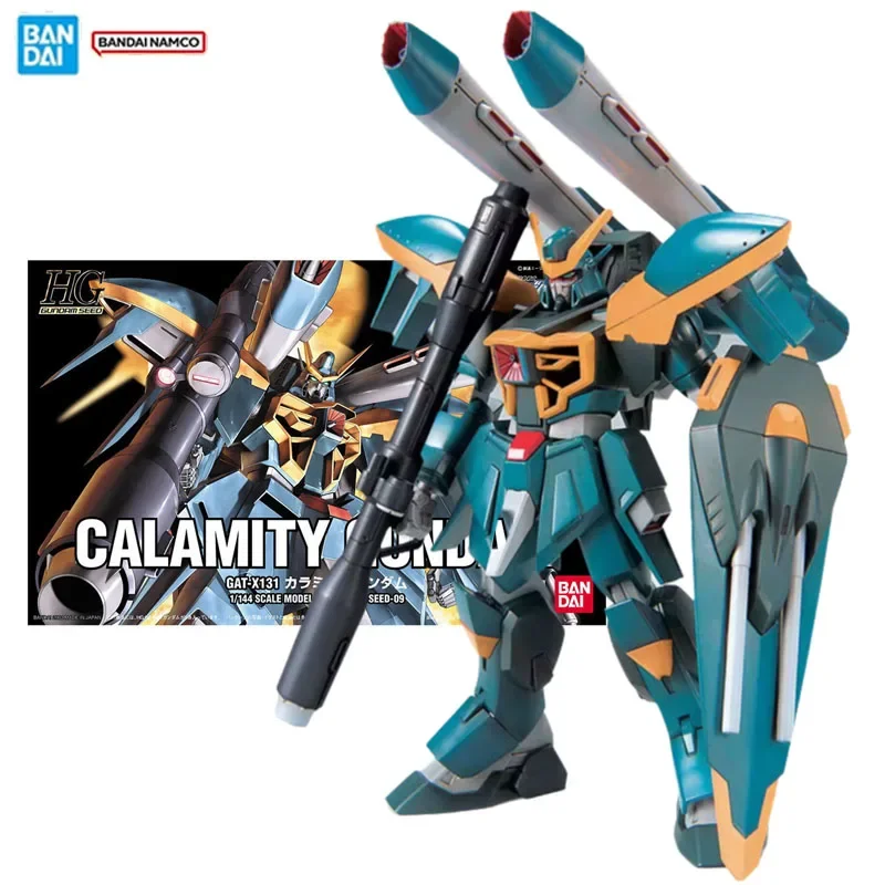 Оригинальная фигурка Bandai, модель Gundam, набор для сборки HG 1/144 GAT-X131 Calamity Gundam, коллекционная фигурка, модель, игрушки для мальчиков, подарки