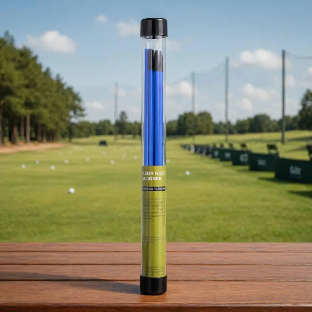 Swing Deviation Corrector Collapsible Golf Alignment Stick Telescopic Swing Direction Indicator Rod Portable Golf for Aiming