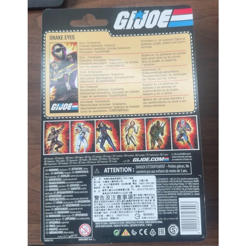 

Новый оригинальный набор Hasbro G.I. Коллекционная ретро-фигурка Джо Скалопа из серии Classified: модель-игрушка, подарок