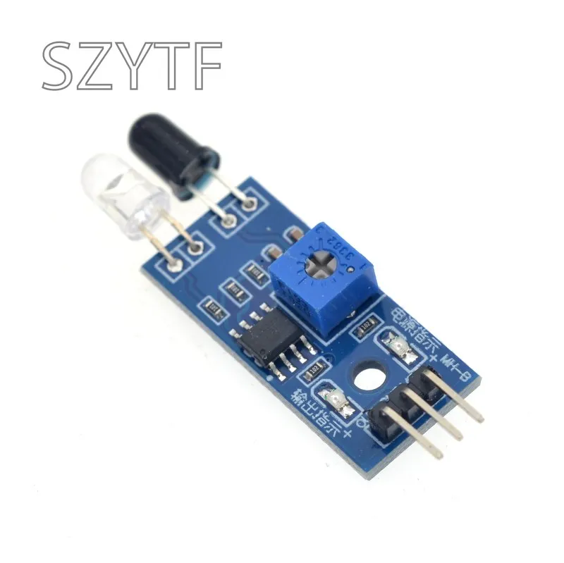 1PCS IR Infrared Obstacle Avoidance Sensor Module for Arduino Smart Car Robot 3-Wire Reflective Photoelectric