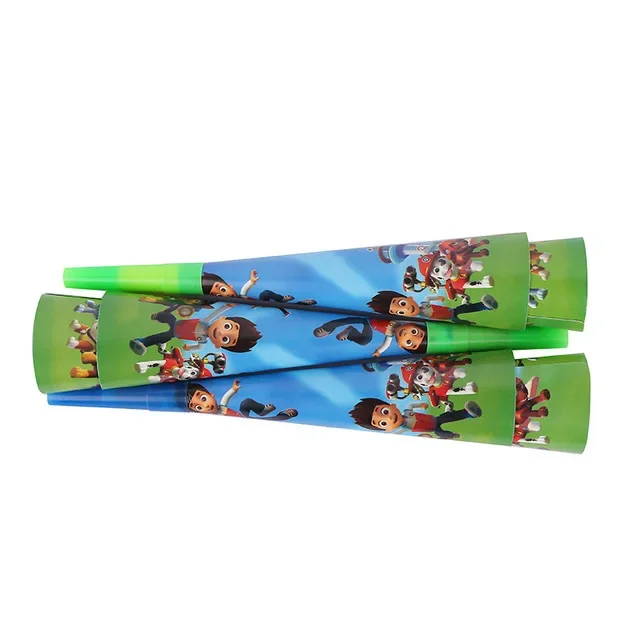 PAW Patrol Geburtstagsdekoration Folienballon Einweggeschirr Banner Hintergrund Hund Chase Marshall Skye Partyzubehör für Jungen