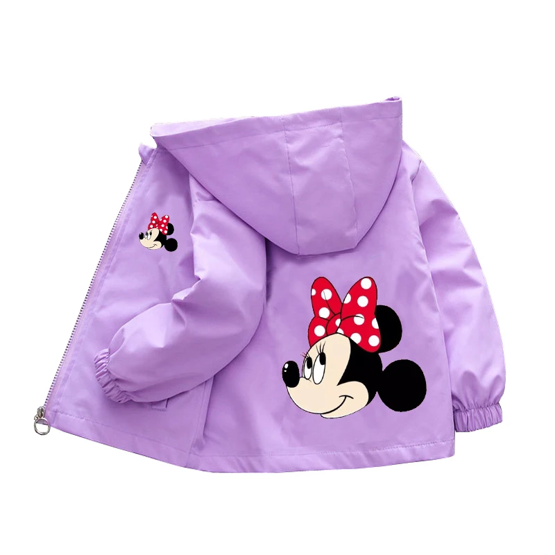 Spring and Autumn Girls Elsa Jacket Boys and Girls Mickey Minnie Outing Clothes Jacket Children Outwear Baby Girl Coat 1-10Years