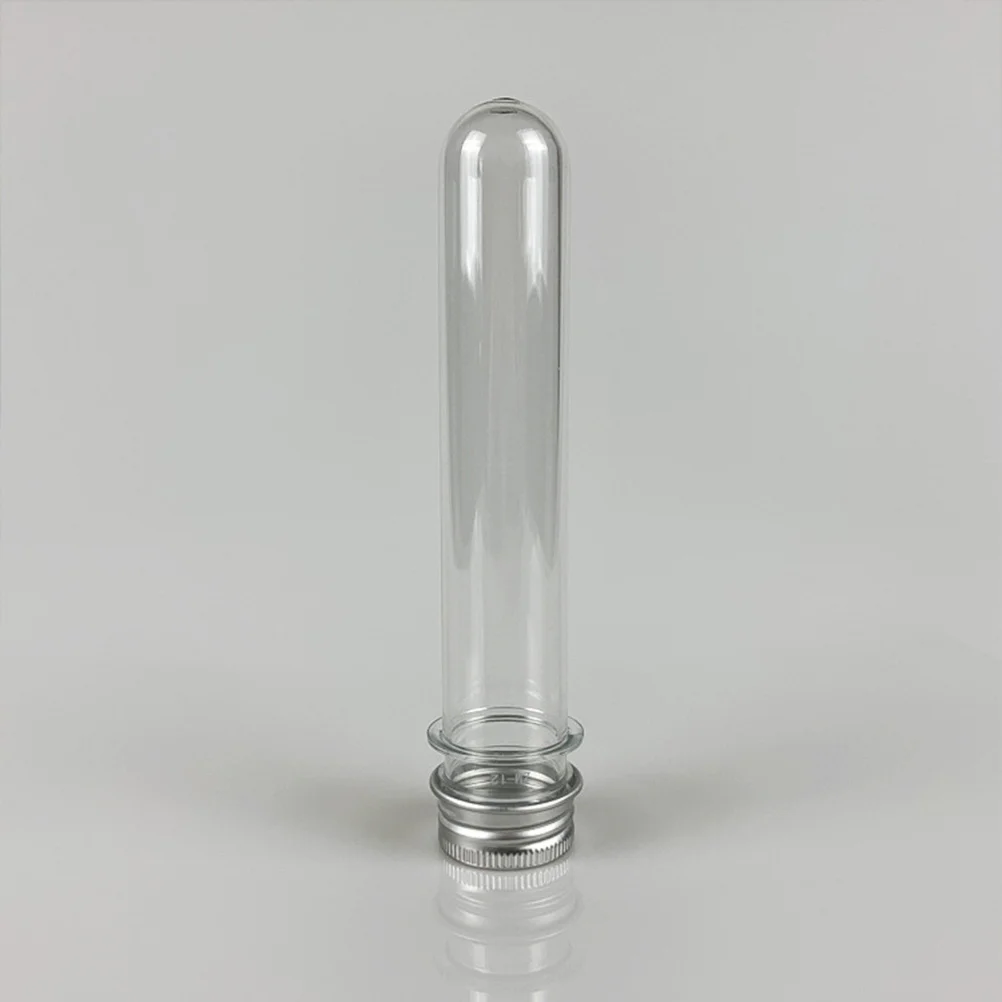 

20Pcs 40ml Plastic Test Tubes Transparent Containers Candy Holders for Science Experiments Crafts Wedding Party Favors
