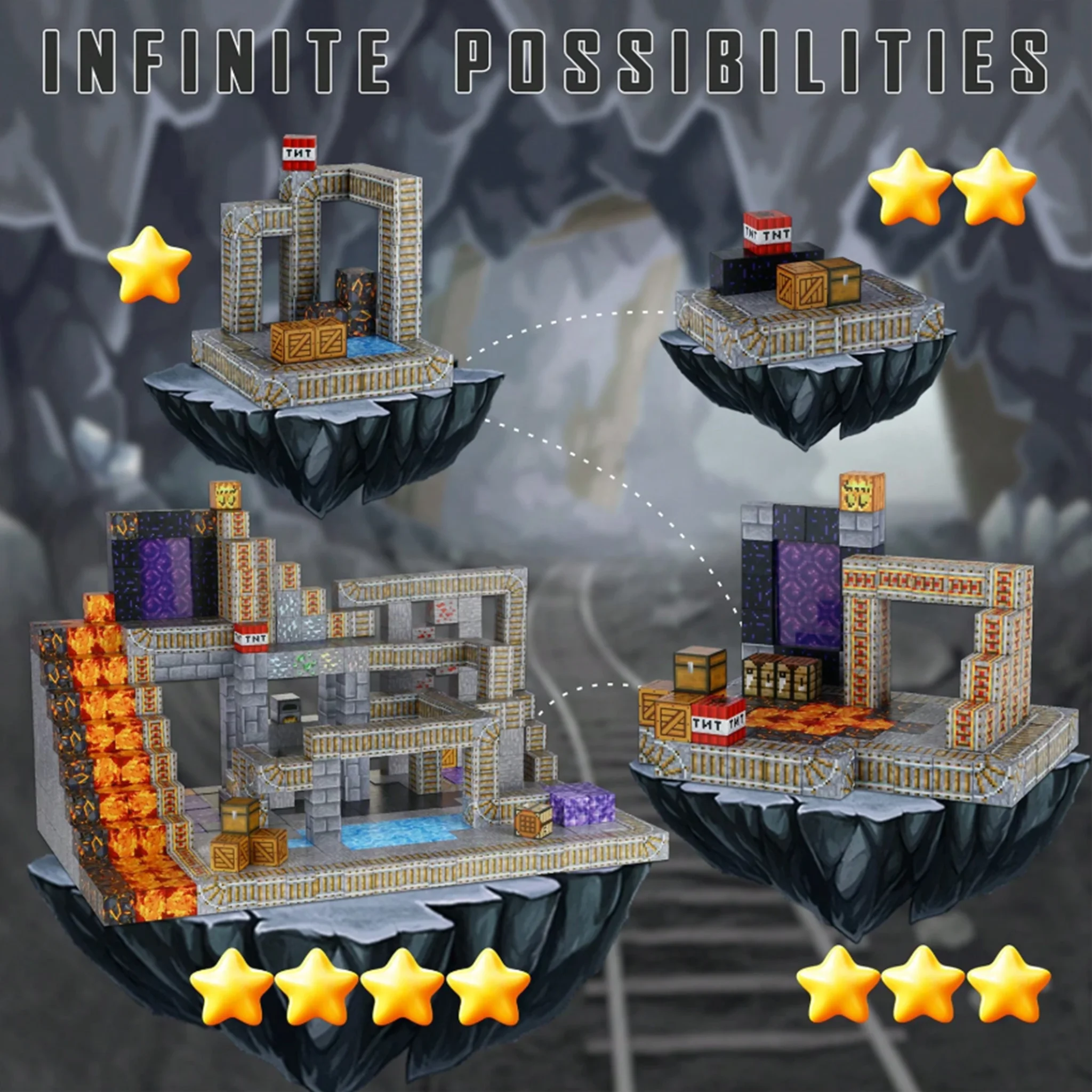 297 magnético diy construção aleatória plástico empilhados forma criativa estrutura educacional estação brinquedo blocos de construção