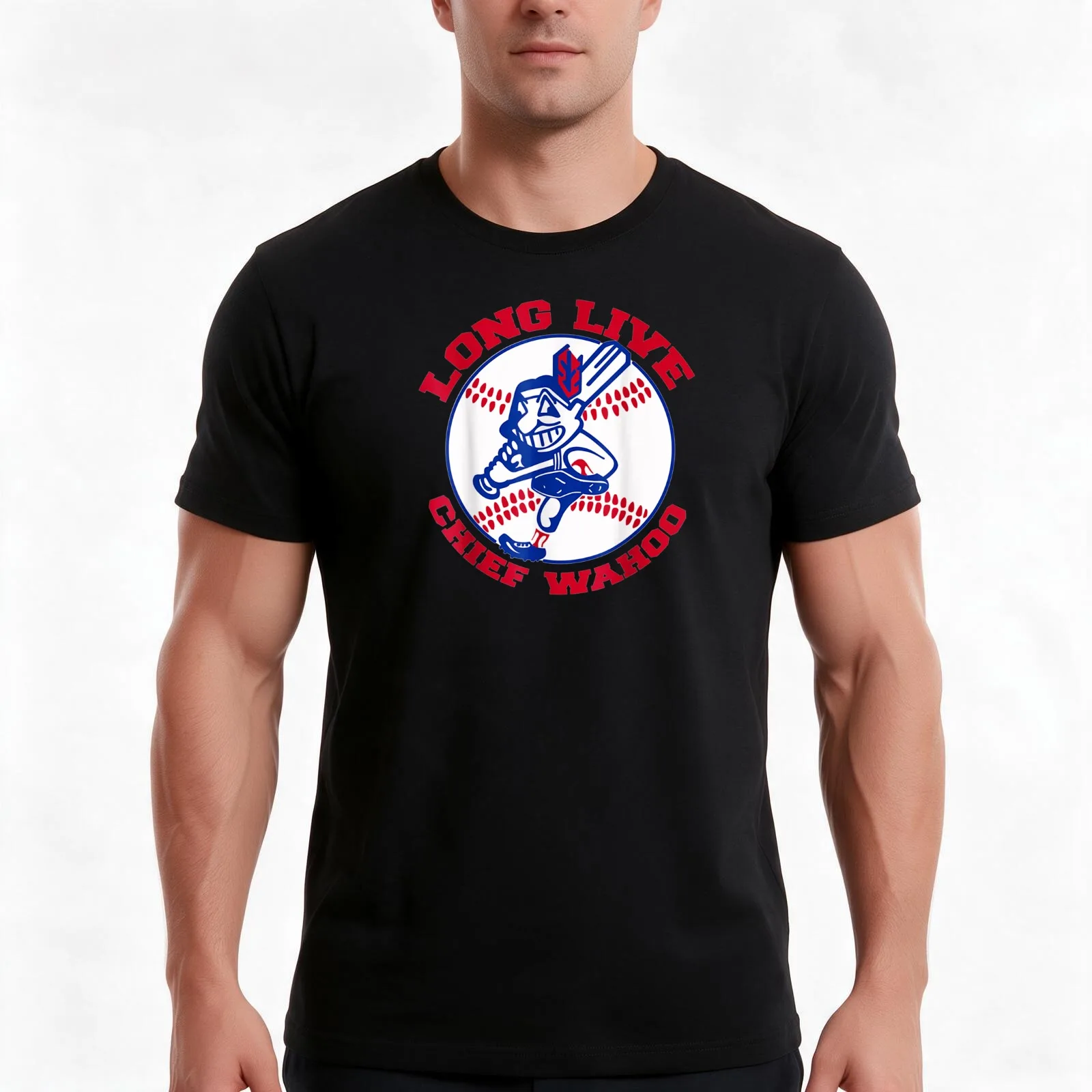 Sport Tee Long-live-chief-wahoos.os T-Shirt Summer Casual Cotton Tee, Unisex Men Women