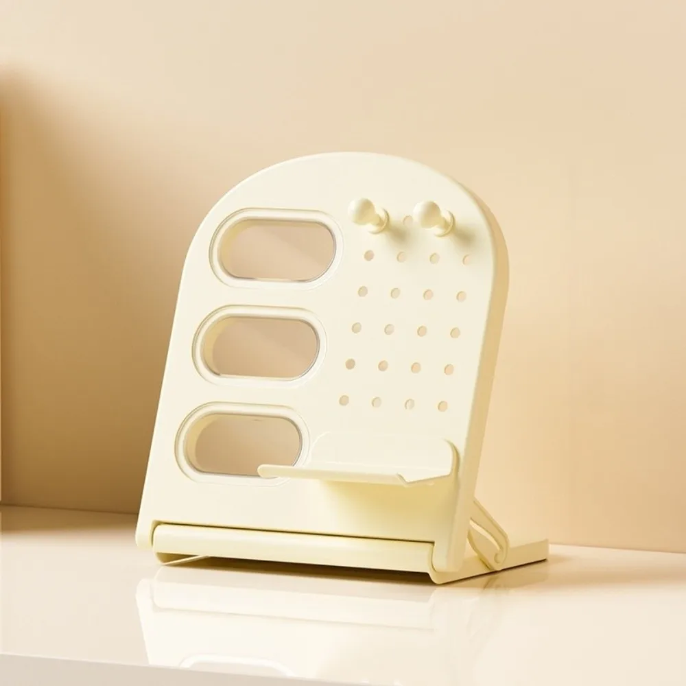 PP Inclined Insert Pen Holder Large Capacity DIY Hole Board Storage Rack Multifunctional Creative