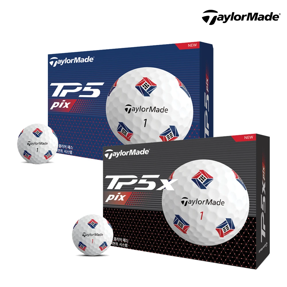 [Taylor made genuine] TP5/TP5x PIX3 5 pieces golf ball