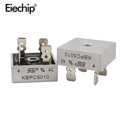 2PCS KBPC5010 Bridge Rectifier Diode 50A 1000V KBPC 5010 Power Rectifier Diode Electronica Components