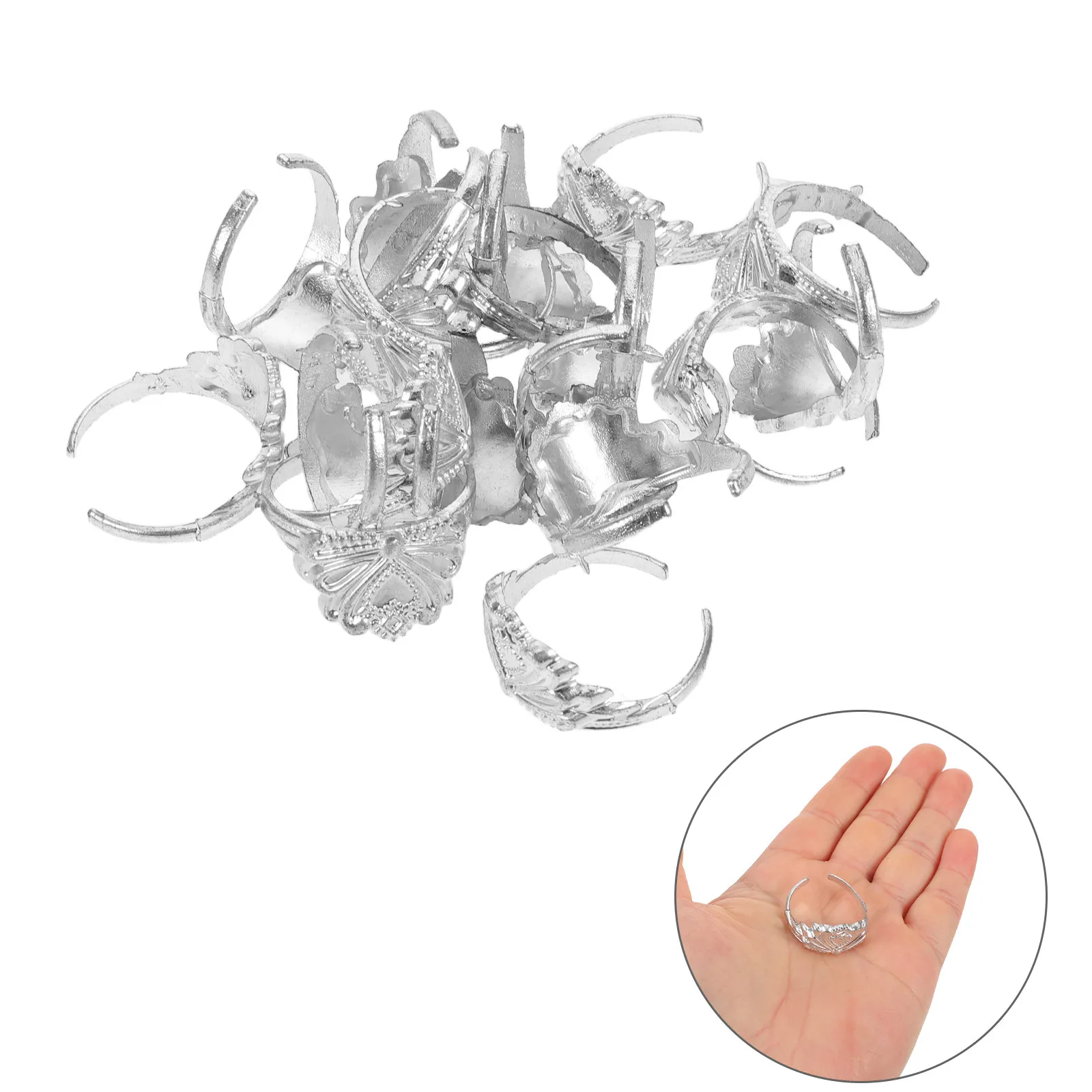 80個入り ドールハウス クイーンクラウンセット ミニチュア ドレスアップアクセサリー エレガントなヘアフープ 想像力豊かなロールプレイの楽しみに