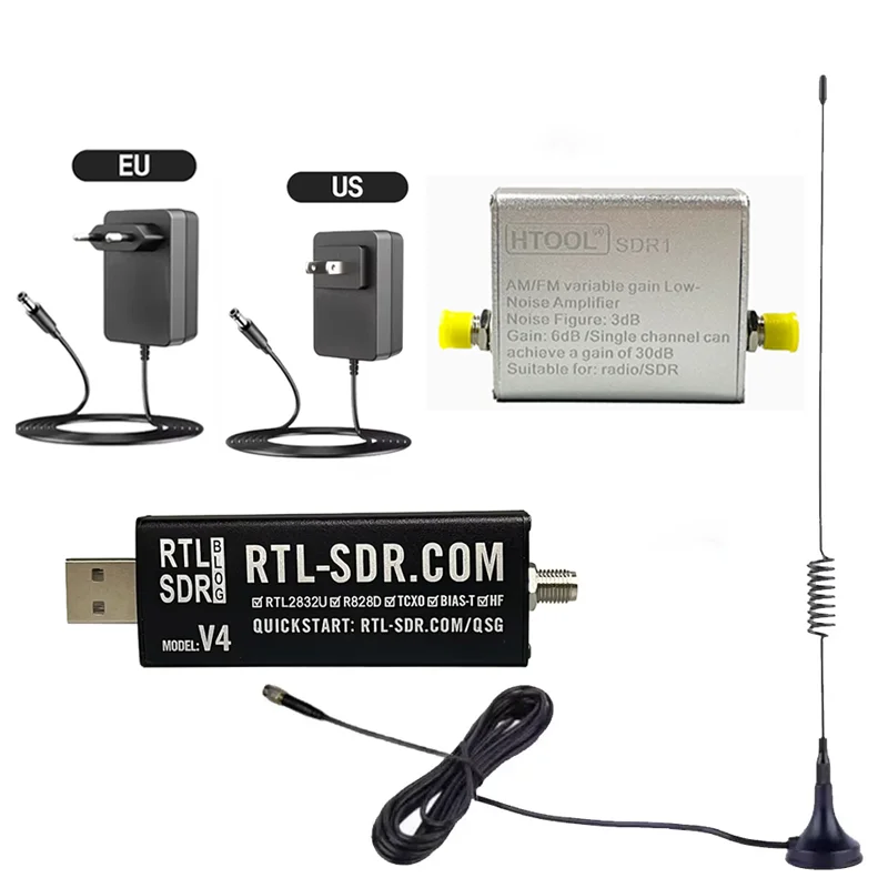 SDR-V4 Blog RTL SDR V4 R828D RTL2832U 1PPM TCXO SMA RTLSDR Software Radio SDR1 FM Signal Channel 65MHz-162.5MHz Frequency