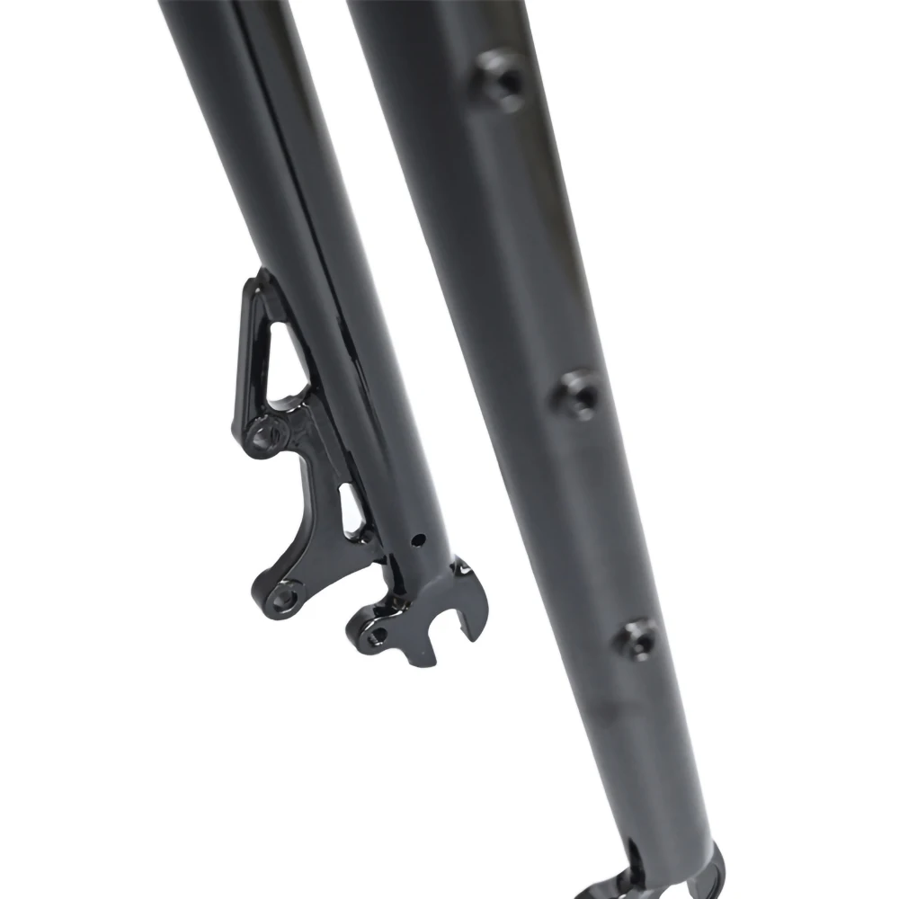 26/27.5ER DARKROCK CM-5 Cr-Mo Steels Front Fork 28.6mm DISC and V Brake MTB Rigid Fork Mountain Bikes Parts Matt Glossy