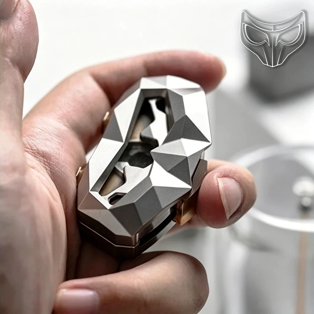 Freak Mech Studio Pupil Fidget Slider Stainless Steel Stress Relief Toy Push Slider Fidget Toys For Adults Anxiety Toys
