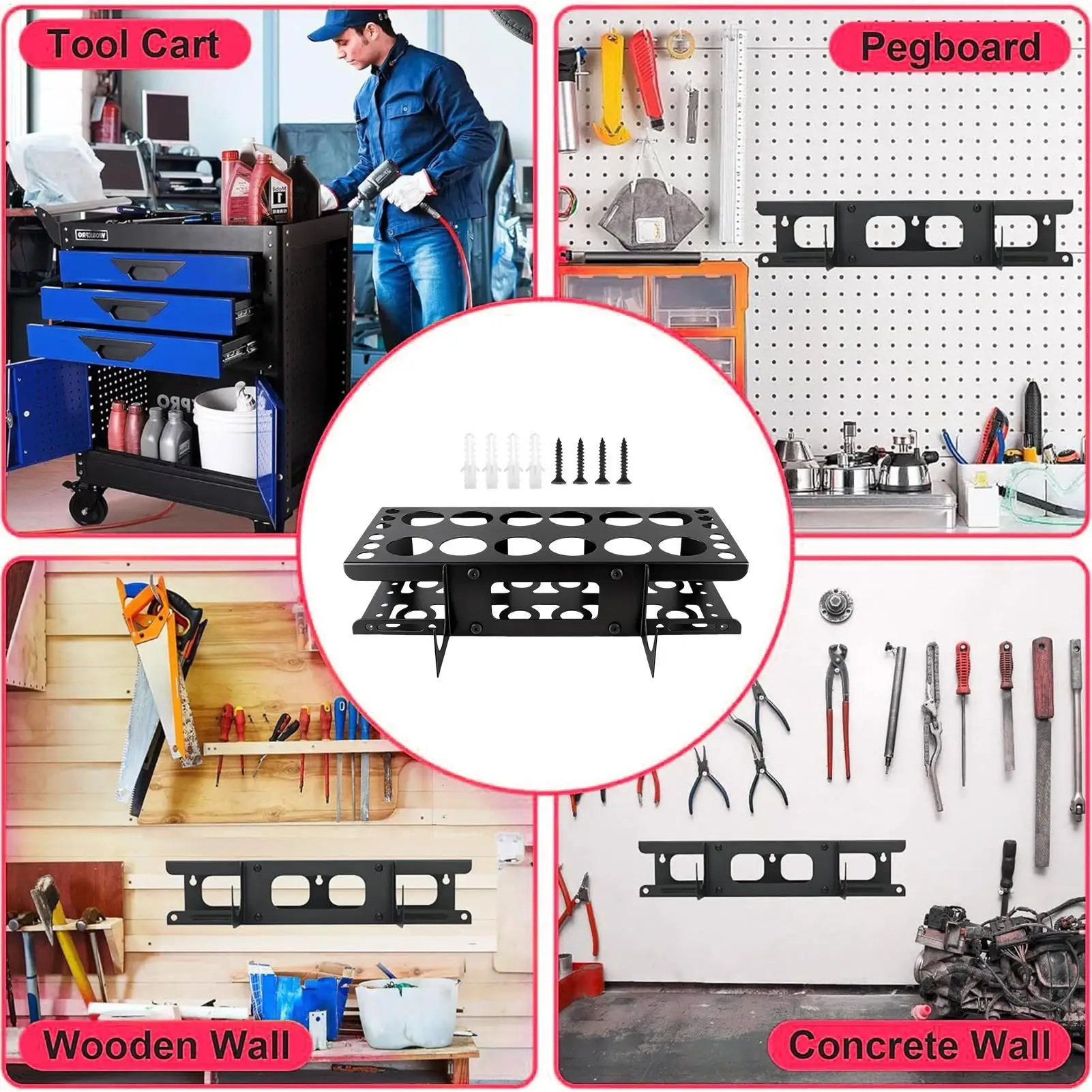 

Держатель-органайзер, экономия места, держатель для организации, органайзер для хранения герметичной трубки для общежития, ремонтный магазин, гаражная мастерская, гостиная