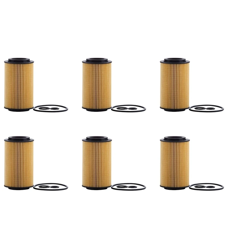 

6X масляный фильтр двигателя автомобиля для W204 C-Class W212 E-Class для Mercedes-Benz OM651 A 6511800109 -A38G