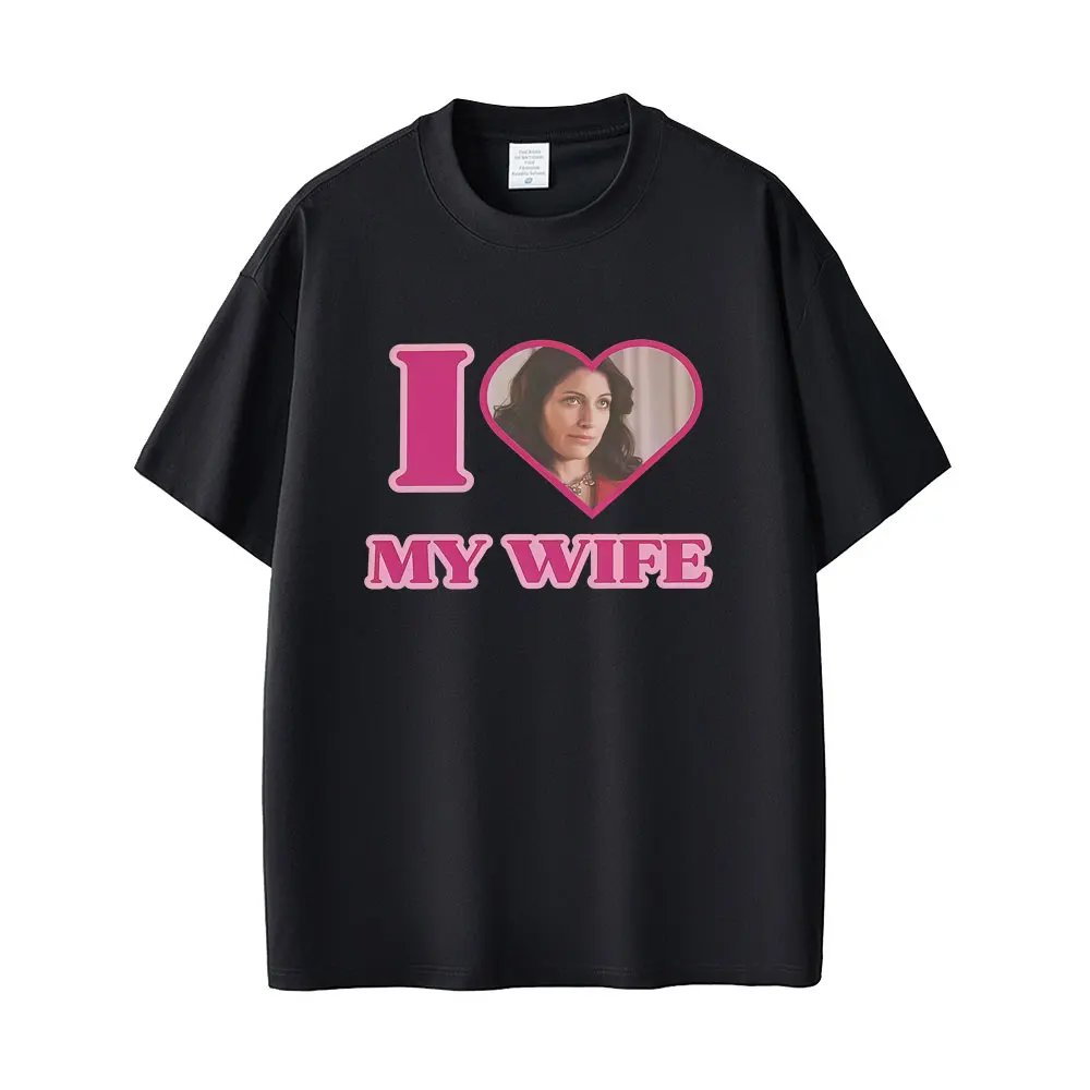I Love My Wife Dr Gregory House MD Funny Graphic T-shirt Men Women Casual Vintage T-shirts Male 100% Cotton Oversized T Shirt