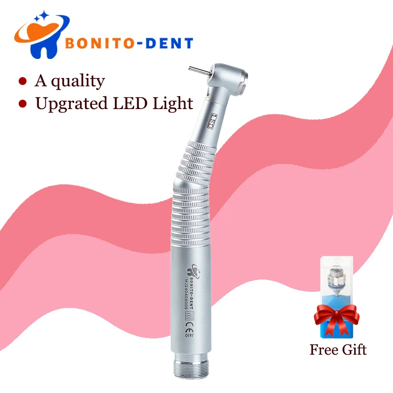 

Dental handpiece three fold spray high speed dentistry air turbine led bearing 2/4 hole handpiece dental surgical equipment