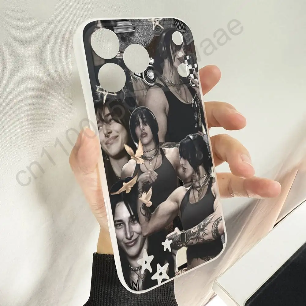 حافظة هاتف رائعة R-Rhea Ripley Wrestler لهاتف iPhone 11,16,15,14,13,17,12,Plus,E,Air,Mini,Pro,Max Magnetic Magsafe غطاء ناعم