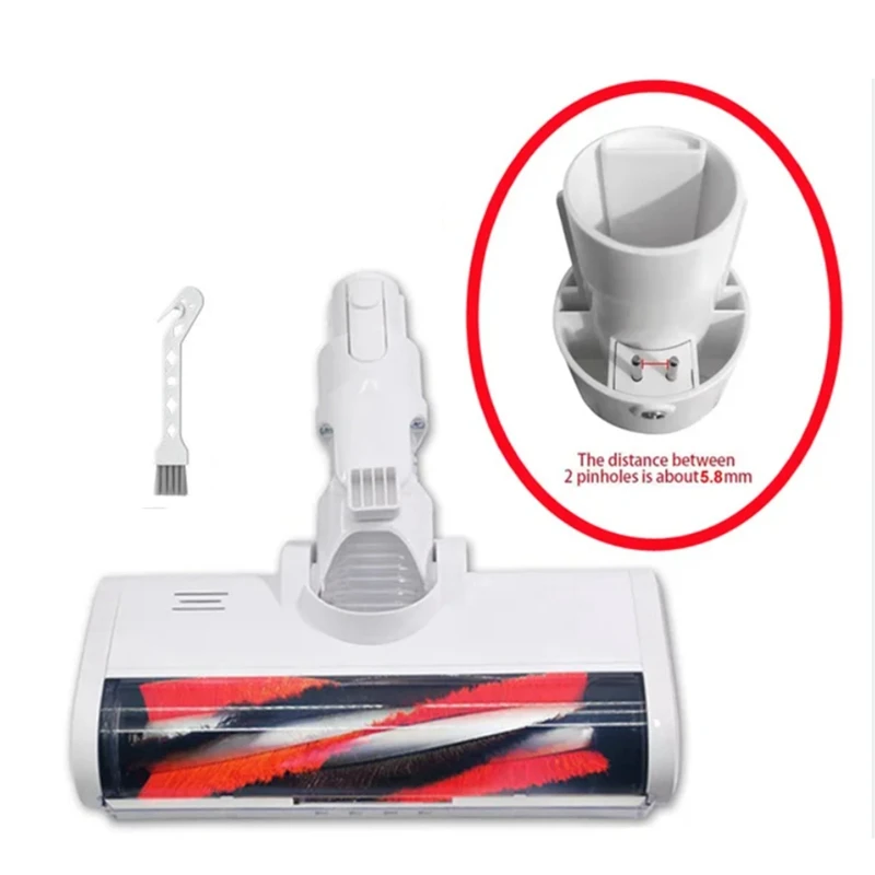 Y21A Electric Brush Head for Xiaomi K10/G10 Xiaomi 1C Dreame V8/V9B/V9P/V11/G9 Carpet Brush Vacuum Cleaner Parts