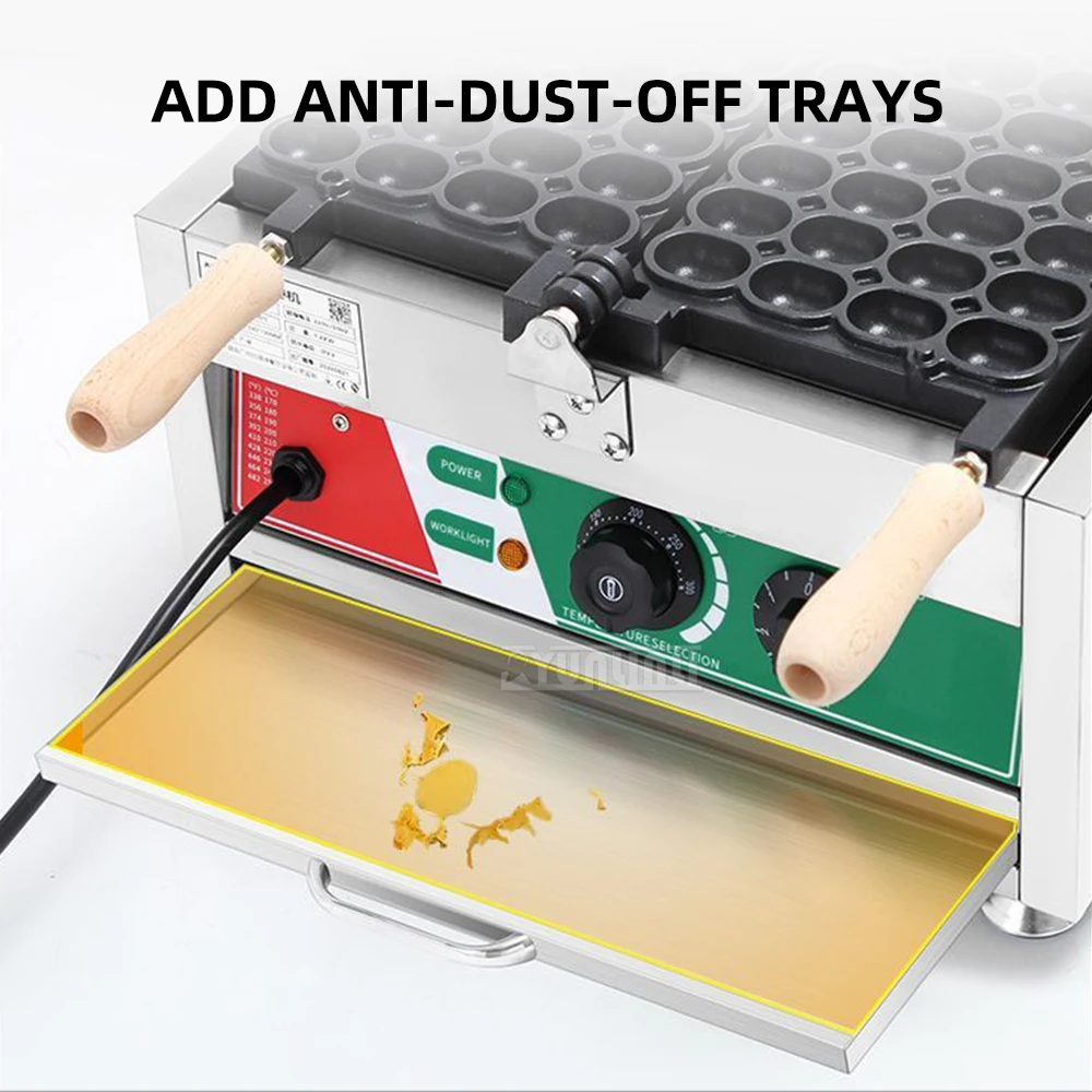 상업용 와플 메이커 전기 팬케이크 기계 베이킹 스톨 장비 와플 기계