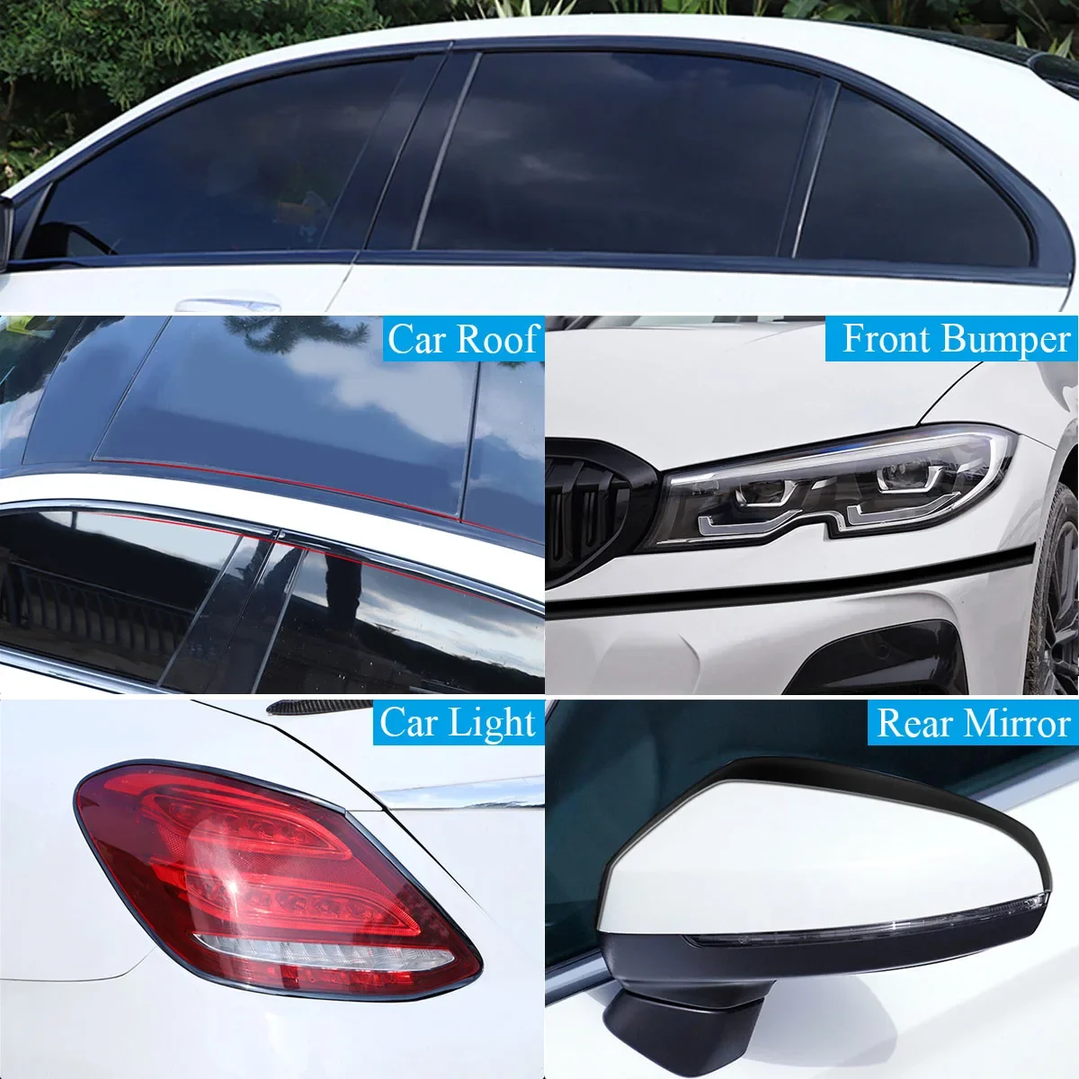 Car Styling Moulding Cover Trim Strip Door Edge Auto Body Side Mirror Protection Universal For Truck SUV Pickup