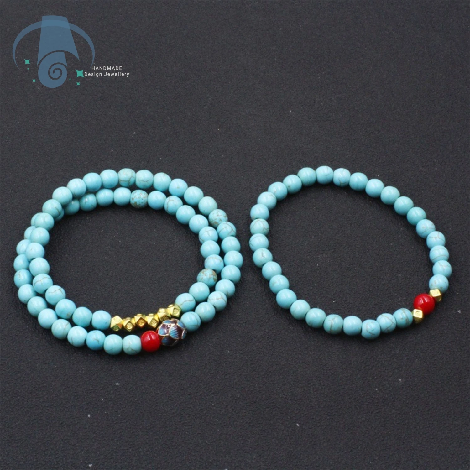 New Chinese Style Turquoise Bracelet Natural Southern Red Agate Gemstone Beads Adjustable Light Luxury Women Jewelry Gift for He