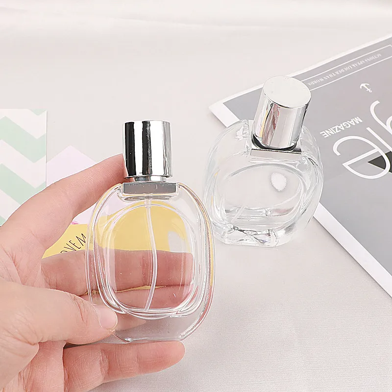 30ml Spray Bottle Perfume Sub-bottling Spray Bottle Portable Travel Exquisite Glass Empty Bottle Cosmetic Container Dispenser