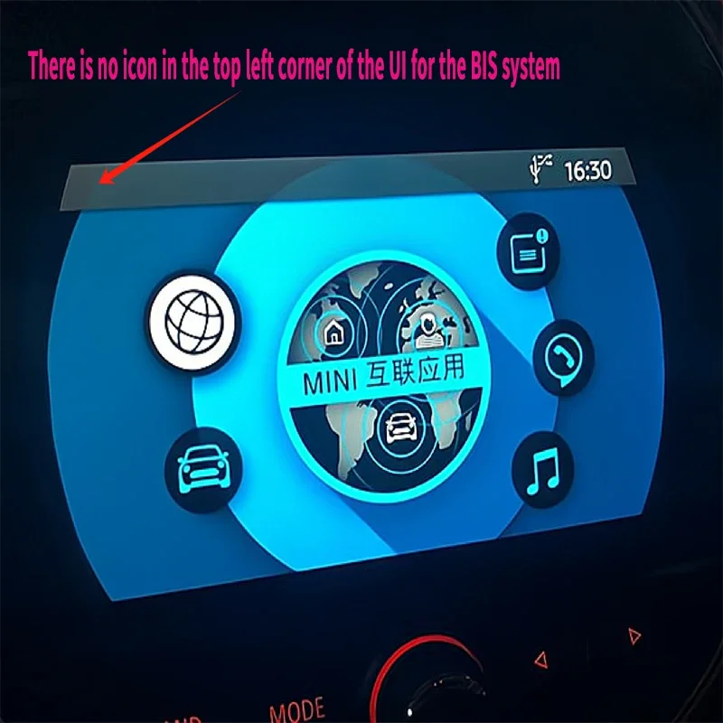 Wireless Carplay Hicar Mirror Bluetooth For BMW MINI BSI system the original car screen upgrade support rear view installation