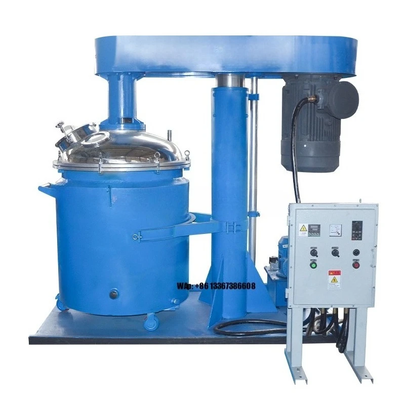 

Hydraulic Lifting Car Putty Mixing Machine Rapid Defoaming High Speed Vacuum Disperser Hydraulic Vacuum Mixer