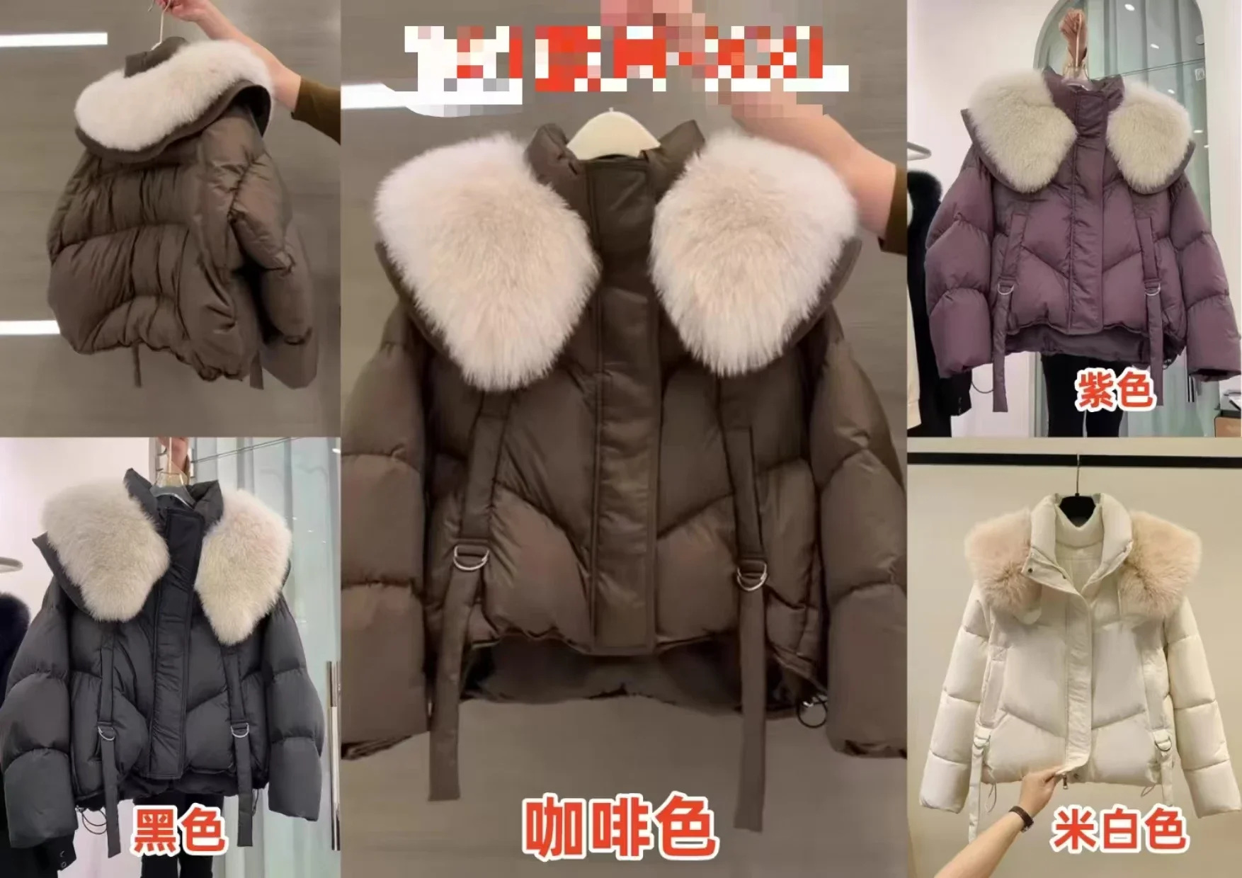 ผู้หญิงผ้าฝ้ายหนาเบาะแจ็คเก็ตฤดูใบไม้ร่วงฤดูหนาว Faux FUR COLLAR ปักเป้าแจ็คเก็ตหญิงหลวมสั้น Parkas Mujer Outwear