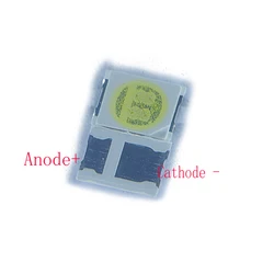 500 pz/lotto 3528 SMD LED 2835 6V bianco freddo 1.5W per retroilluminazione LCD Jufei TV