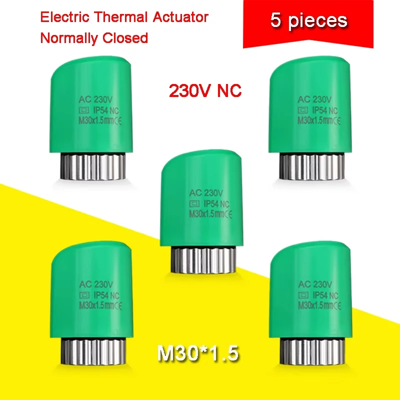 Tipo C 1/5/10 pezzi di verde 230 V chiuso normale NC/auvert NO M30 * 1,5 mm termistore elettronico, utilizzato per le radiazioni TRV