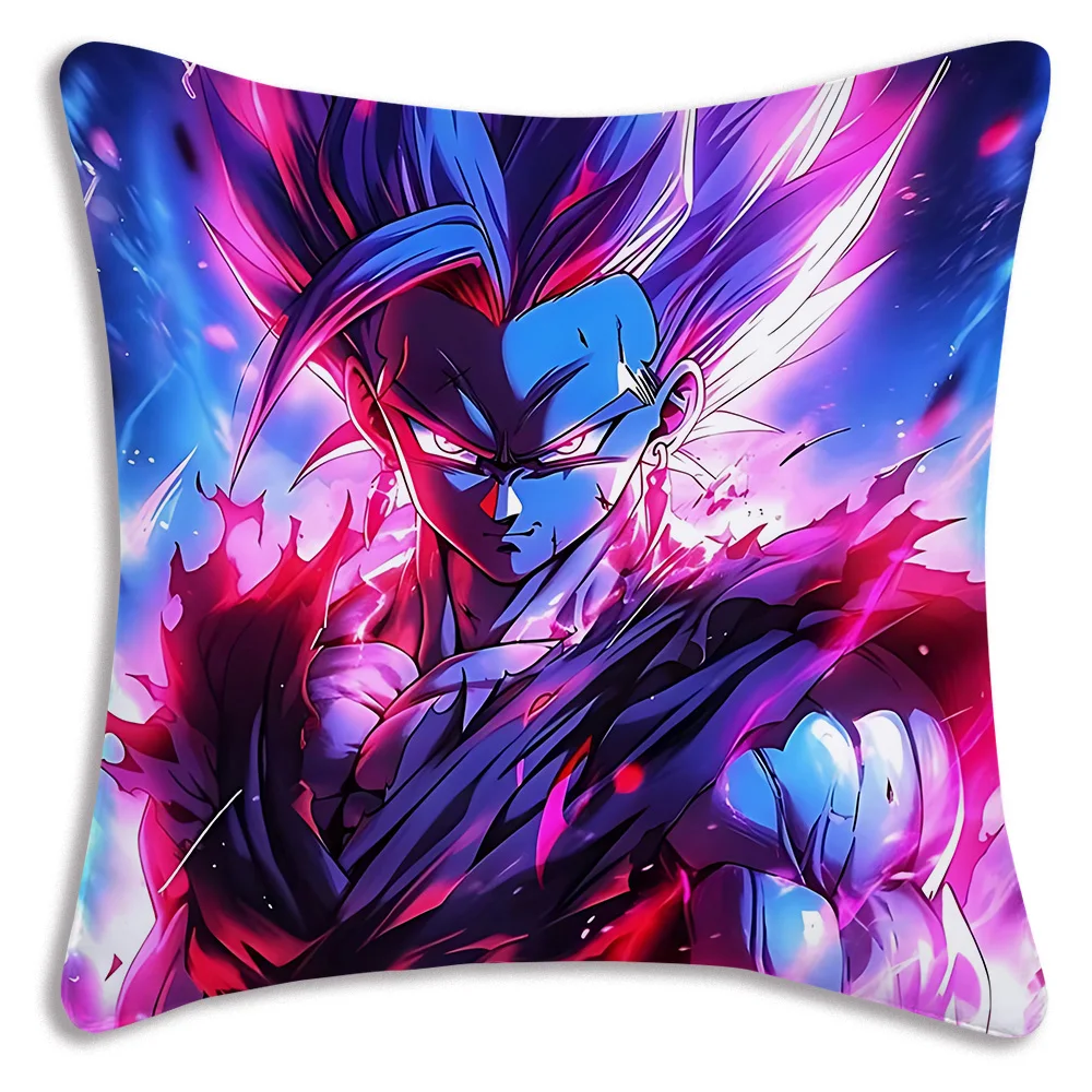 Anime Cool Cartoon Pillow Covers, impressão frente e verso, Curto Plush, Bonito Capa de Almofada, Sofá, Casa, D-D-DragonS, B-BallsS