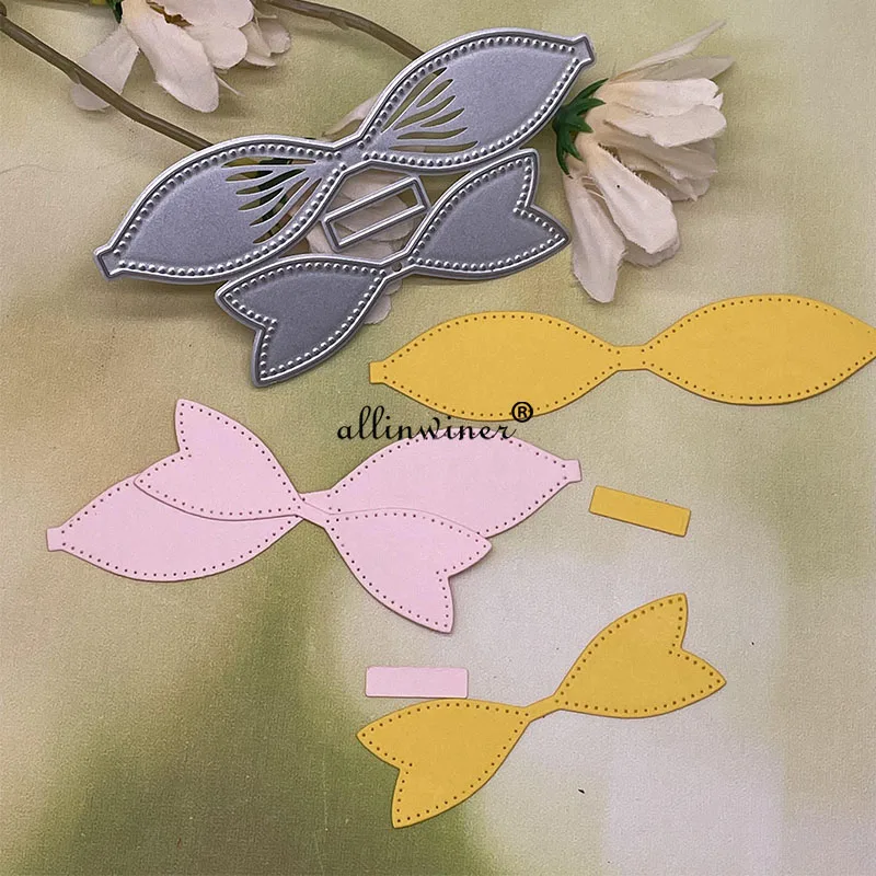 New Bow tie decoration Metal Cutting Dies for DIY Scrapbooking Album Paper Cards Decorative Crafts Embossing Die Cuts