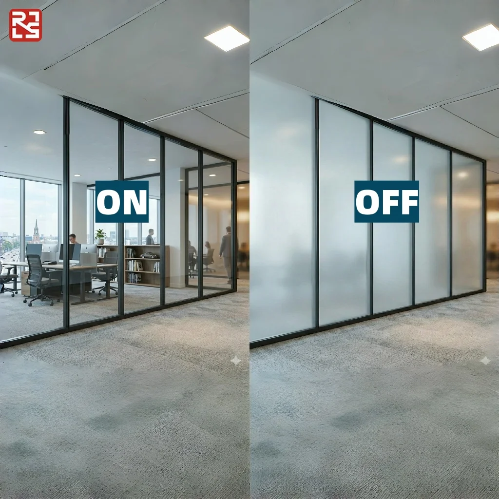 Pdlc Magic Mirror Film Self-Adhesive Smart Partition Glass Wall Decorative Window Tint Modern Heat Insulation Explosion-proof