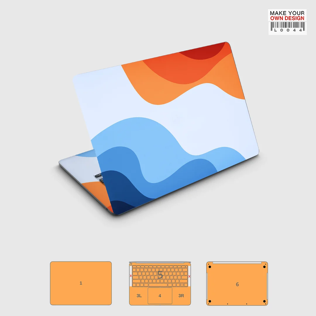 Colorful skin sticker for Macbook Air 13 2025 2024 Macbook Air M1 M2 M3 Sticker Vinyl Removable Decal Skin