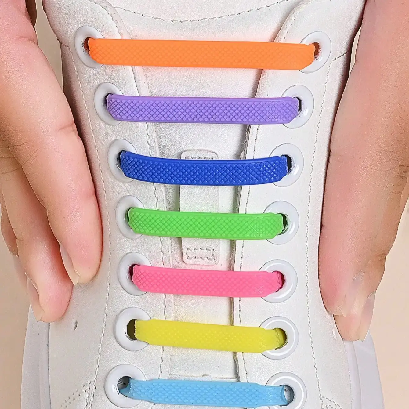 

16 шт. силиконовые эластичные шнурки без завязок, разноцветные растягивающиеся шнурки для кроссовок, скейтборд-обуви, спортивной обуви, белой обуви
