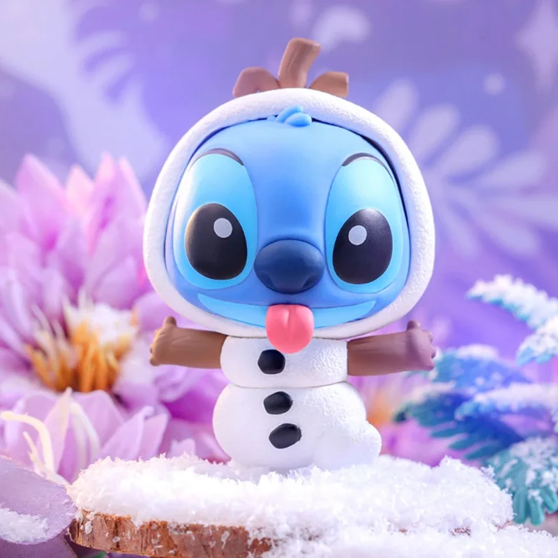 Disney Stitch Blind Box Cosplay Olaf Tigger mysteriöse Überraschung Box Figur Rate Tasche Anime Modell Puppe Weihnachten Geschenk Spielzeug