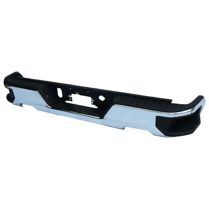 

Factory Hot Selling Auto Part Chrome W/Dual Exhaust Hole W/O Sensor Hole Style Rear Bumper For Silverado 2019-2022 GM1