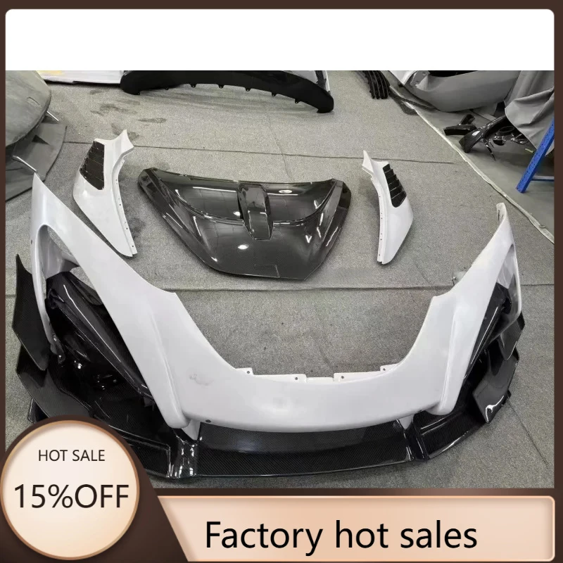 Premium Car Accsori S Carbon Fiber Body Kit S Upgrd   Front Bumper Hood Spoiler Diffuser Durle