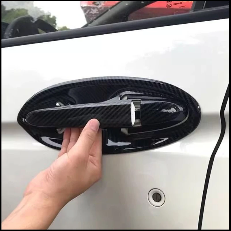 

Car Styling For Honda Jazz Fit 2014-2018 Door Handle Bowl Cup Cap Cover Sticker Trim Auto Parts Accessories