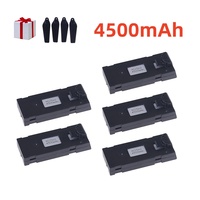 3.7V 4500Mah RC Drone Battery Accessory For E88 E88PRO Ls-E525 E525 PRO Mini Uav Drone Battery Special Rc Part 1/2/3/5/10Pcs