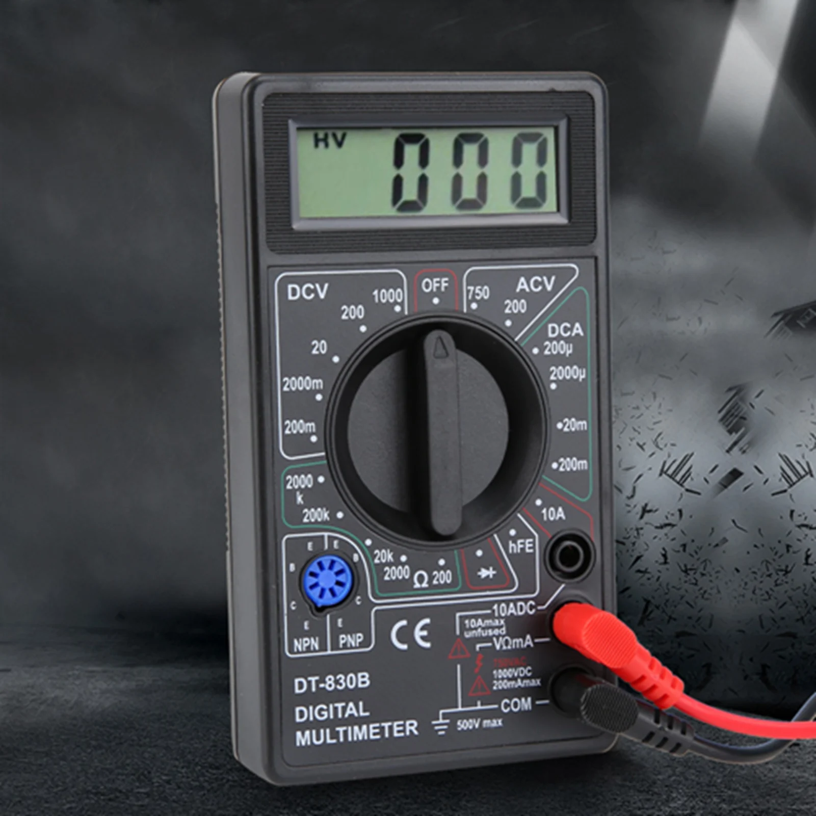 DT-830B Multifunctional Portable LCD Digital Multimeter Amp Volt Ohm Tester Voltmeter Ohmmeter Meter