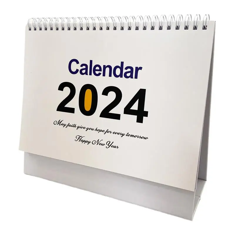 테이블 탑 장식 책상 달력 2024, 스탠딩 데스크탑 달력-2024 달력, 사무실 홈 책상 장식