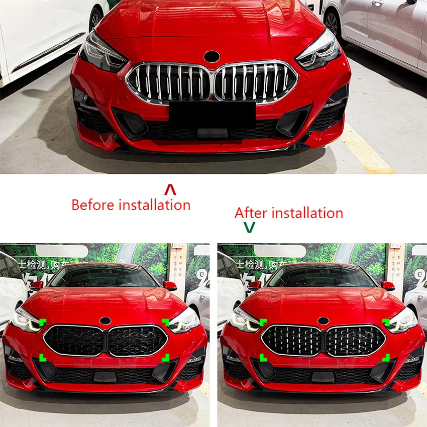 For 2020-2024 BMW 2 Series F44 Gran Coupe VACOMUL Diamond Starry Sky Front Grille  Kidney Grill Car Exterior Modification Parts