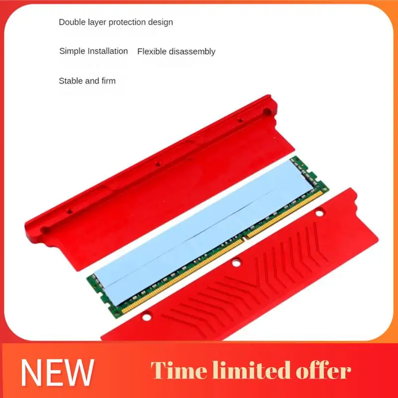 

A42T-RAM Heatsink Radiator Cooling Heat Sink Cooler For DDR2 DDR3 DDR4 Desktop Memory Heat Dissipation Pad