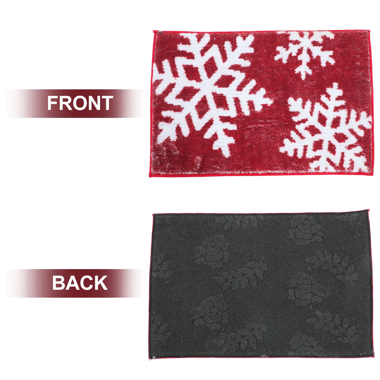 2 قطعة عيد الميلاد الحمام البساط مجموعة المضادة للانزلاق لينة مريحة احتفالية عطلة ديكور دش حصيرة داخلي مدخل مدخل البساط