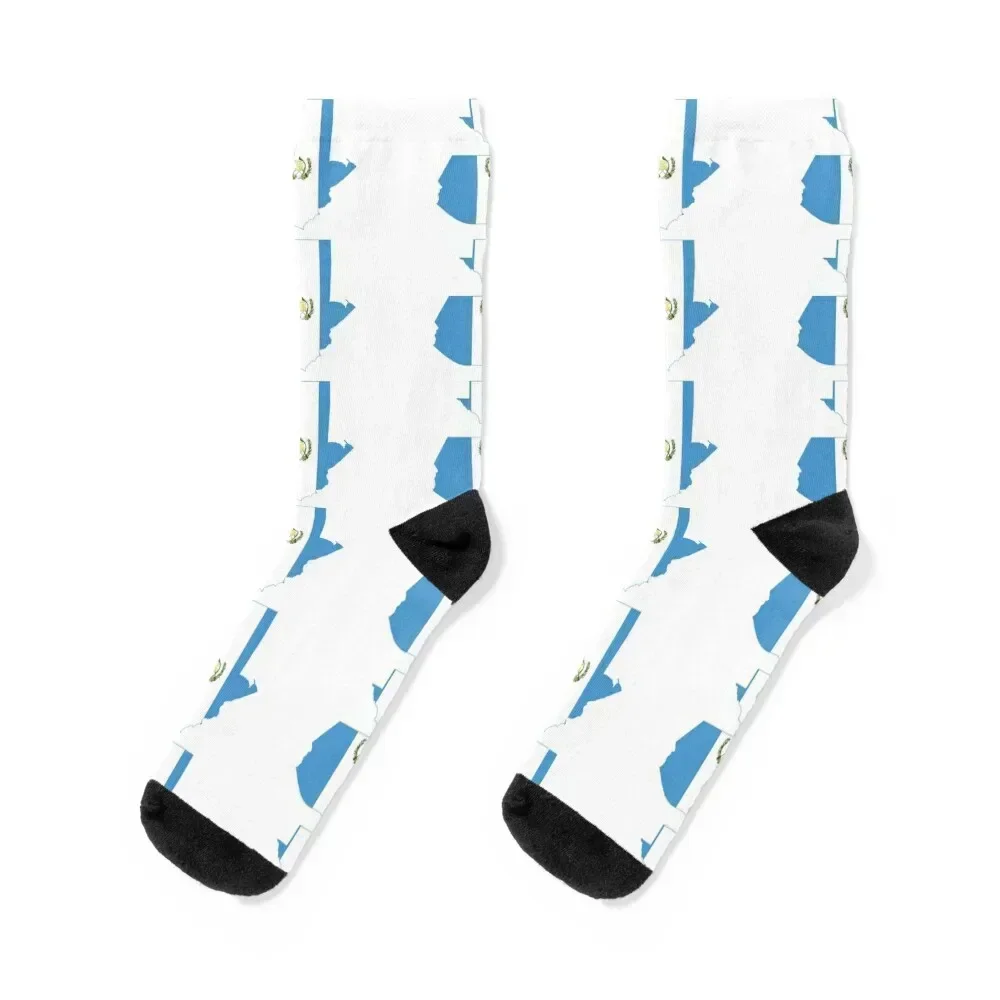 

Flag Map of Guatemala Socks basketball shoes Antiskid soccer sports and leisure Ladies Socks Men's